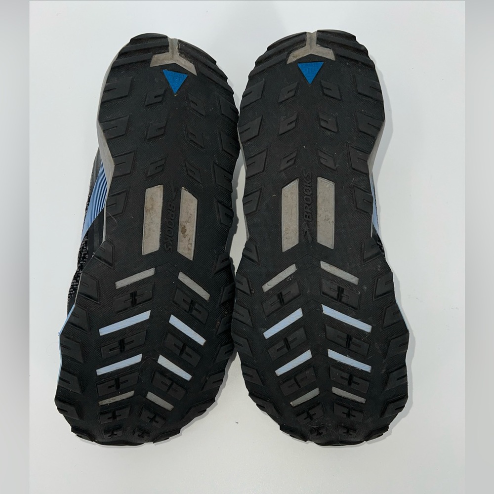 Nice Brooks Divide 1 Women's Trail Running Shoes Size 9 B (Medium) Black Blue - Picture 3 of 9